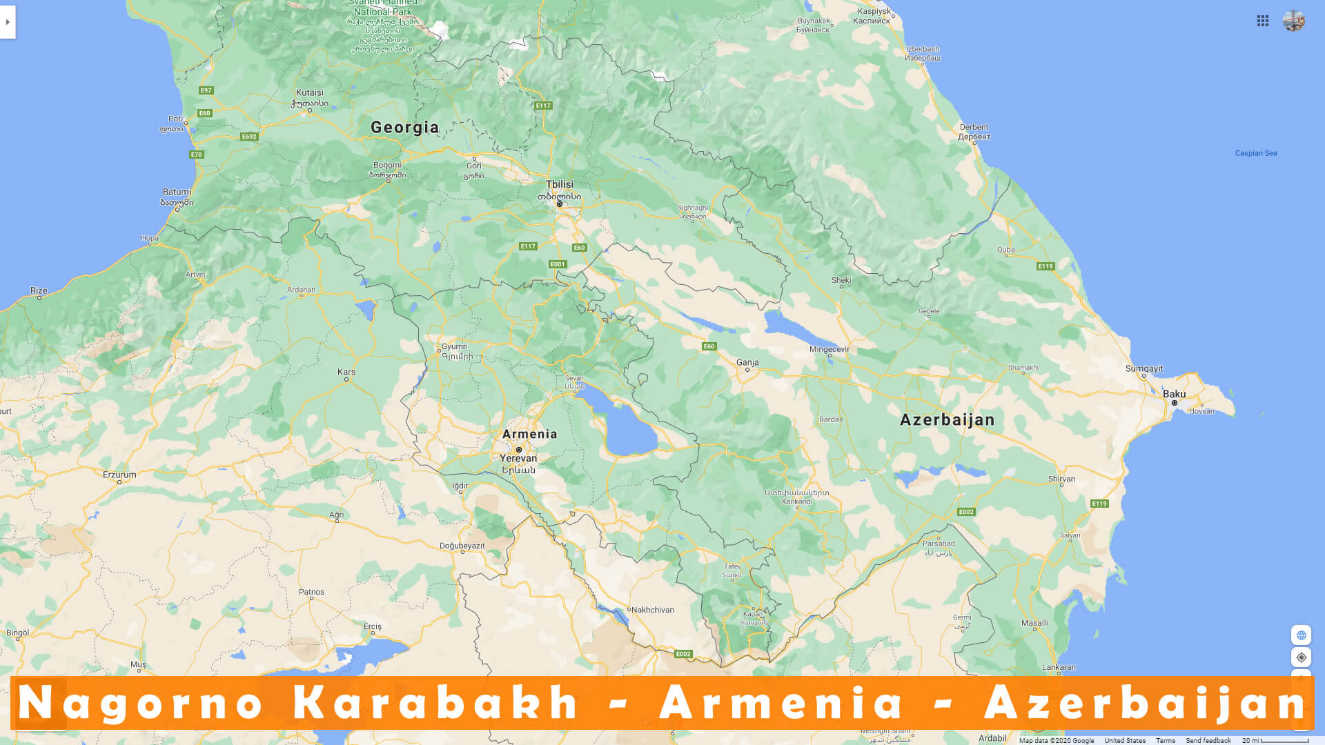 Haut Karabakh emlieument carte